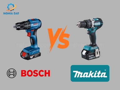So sánh máy khoan pin Bosch và Makita, nên chọn loại nào?